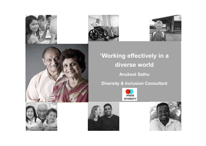 working effectively in a diverse world