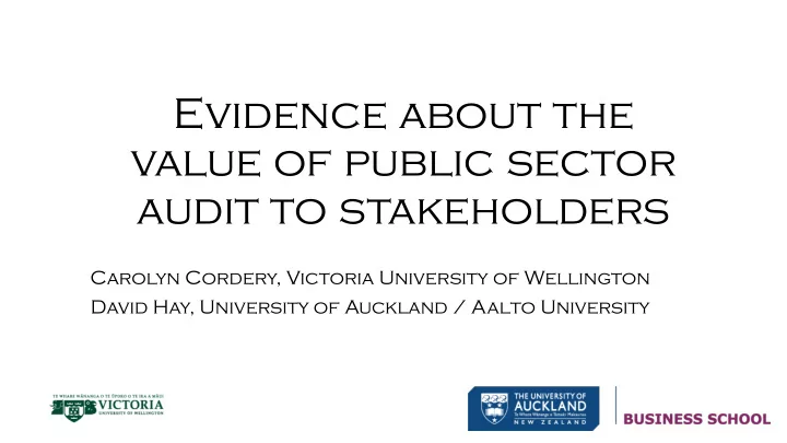 evidence about the