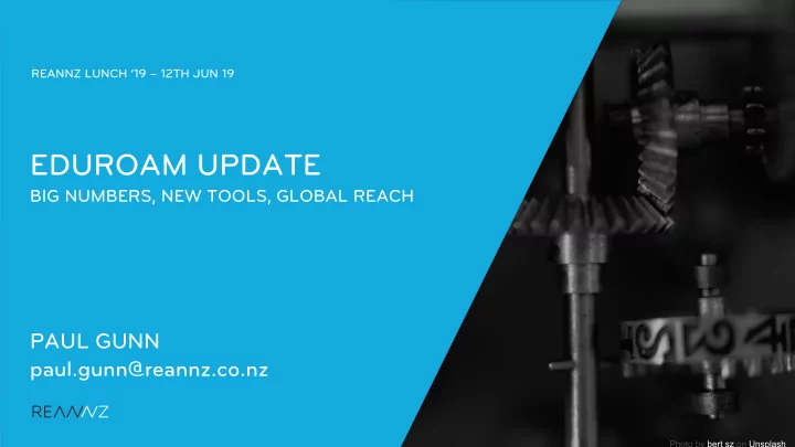eduroam update