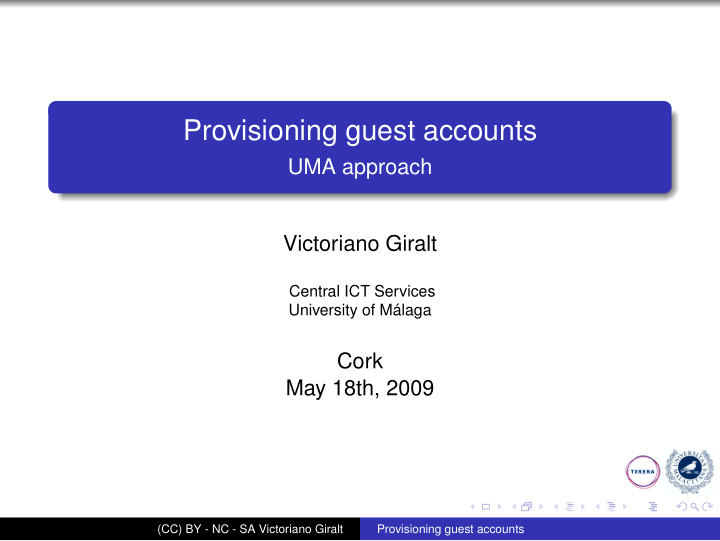 provisioning guest accounts