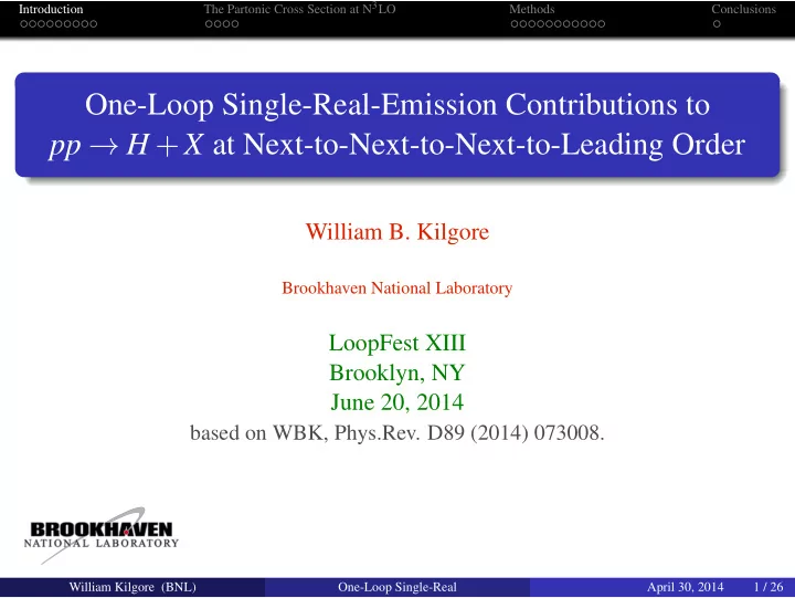 one loop single real emission contributions to pp h x at