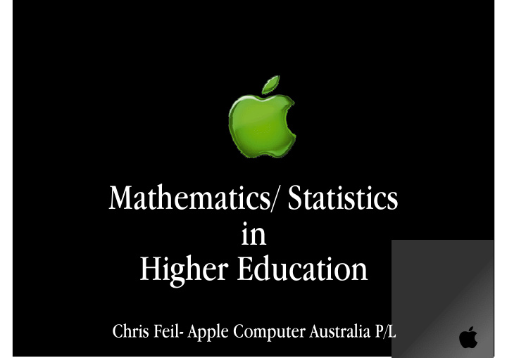 mathematics statistics in higher education