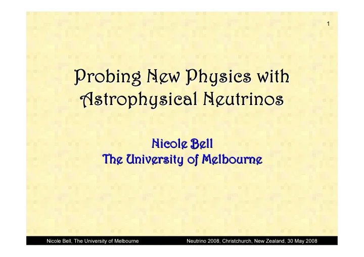 probing new physics with probing new physics with