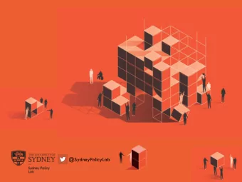 @SydneyPolicyLab  The University of Sydney  Page 1  Why does the world need a policy lab?  We live