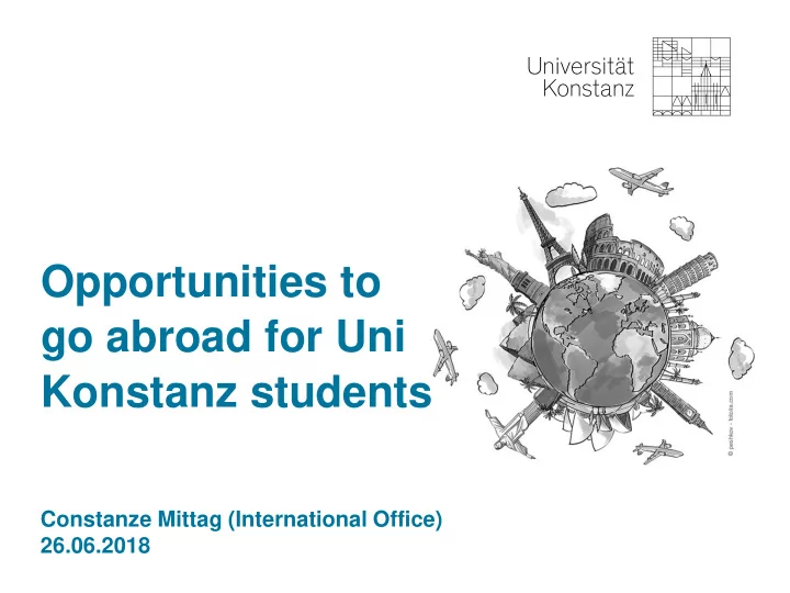 opportunities to go abroad for uni konstanz students