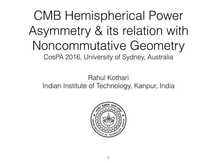cmb hemispherical power asymmetry its relation with
