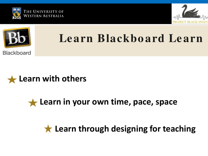 learn blackboard learn