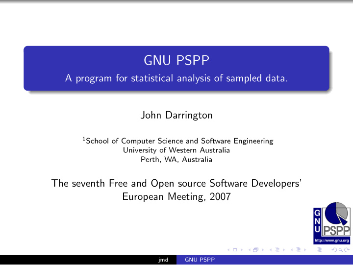 gnu pspp