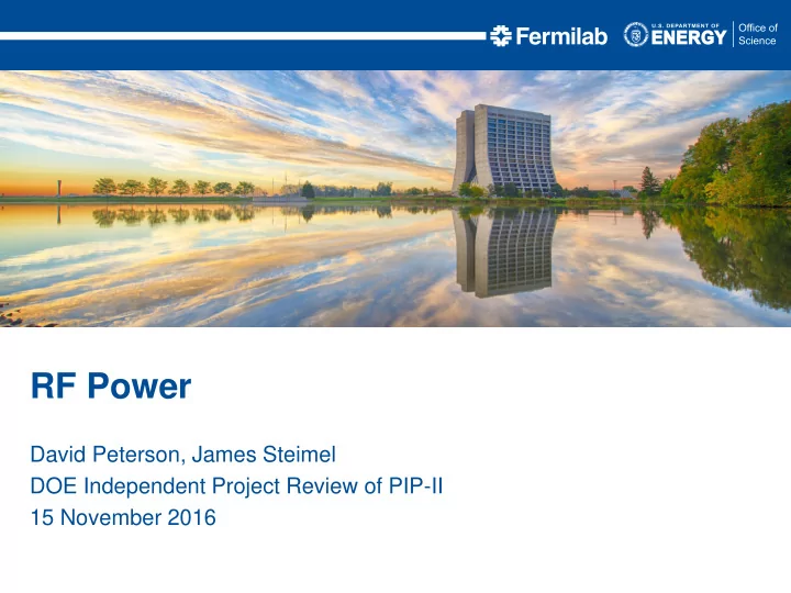 rf power