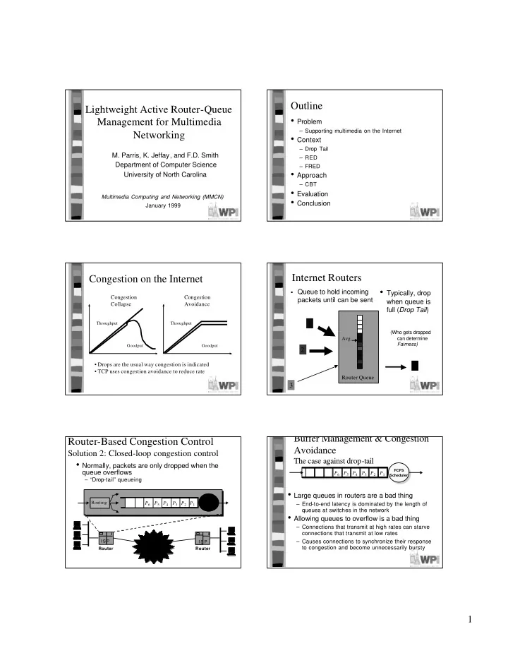 outline lightweight active router queue