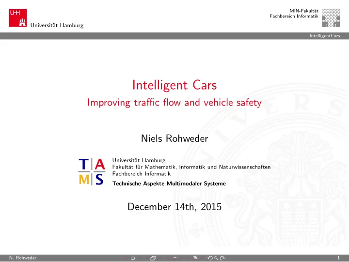 intelligent cars