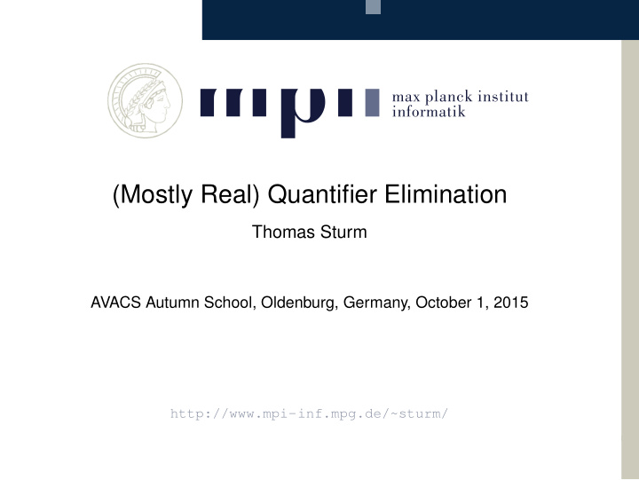 mostly real quantifier elimination