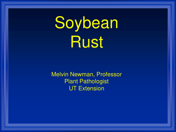 soybean rust