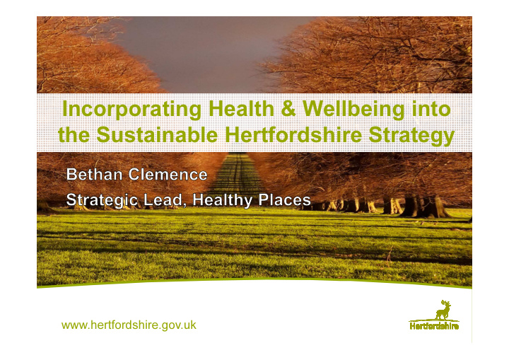 incorporating health wellbeing into the sustainable