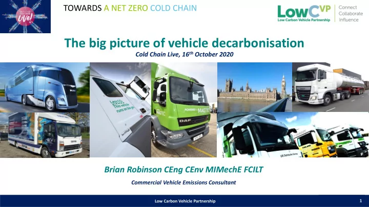 the big picture of vehicle decarbonisation