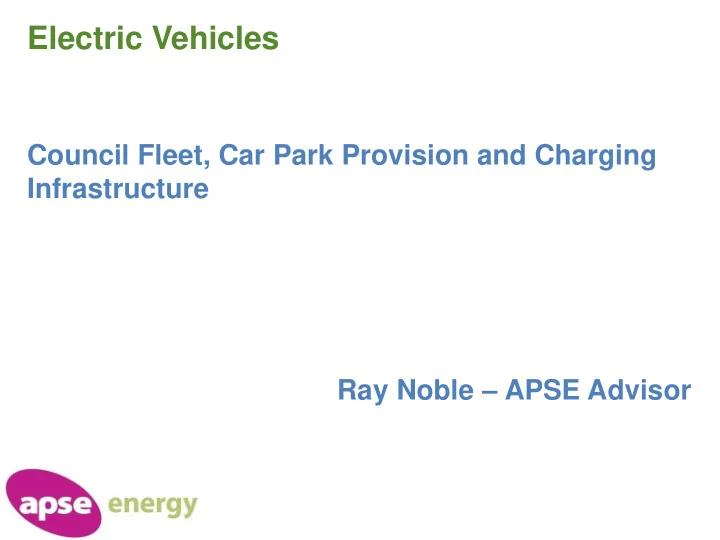 electric vehicles