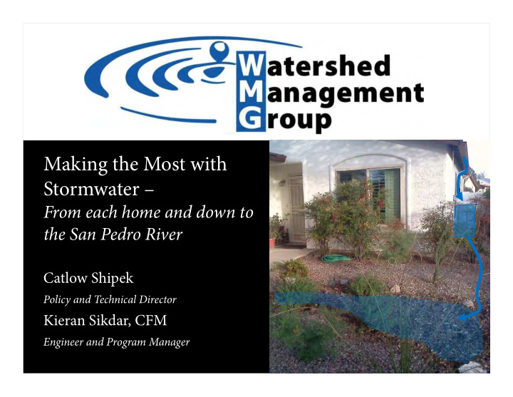 making the most with stormwater