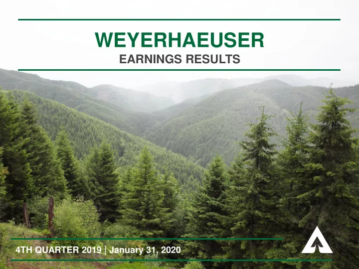 weyerhaeuser