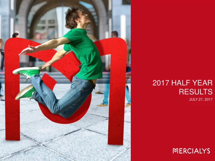 2017 half year results