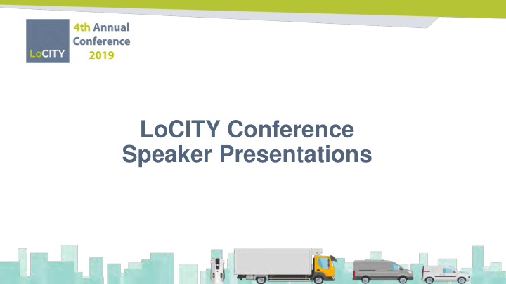 locity conference speaker presentations locity progress