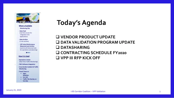 today s agenda