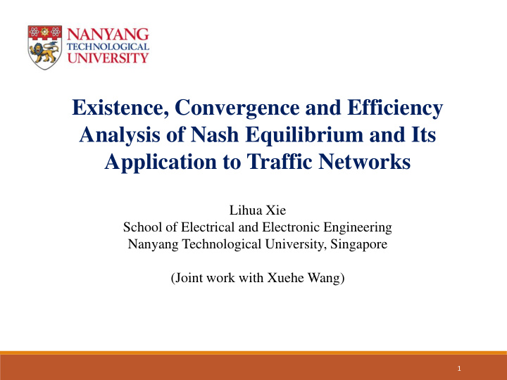 existence convergence and efficiency analysis of nash