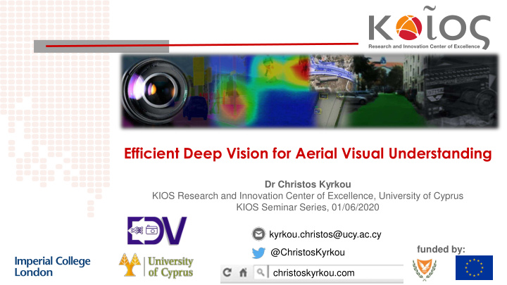 efficient deep vision for aerial visual understanding