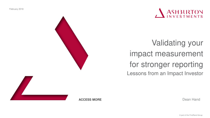 validating your impact measurement for stronger reporting