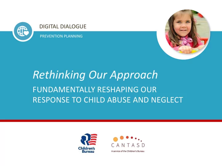 rethinking our approach