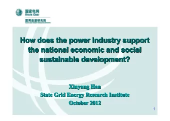 How does the power industry support  How does the power industry support  How does the power