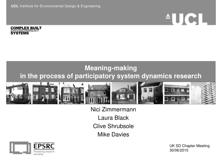 meaning making in the process of participatory system