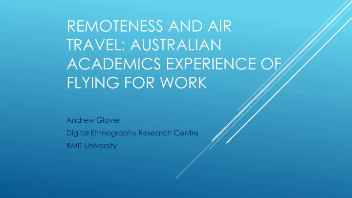 travel australian
