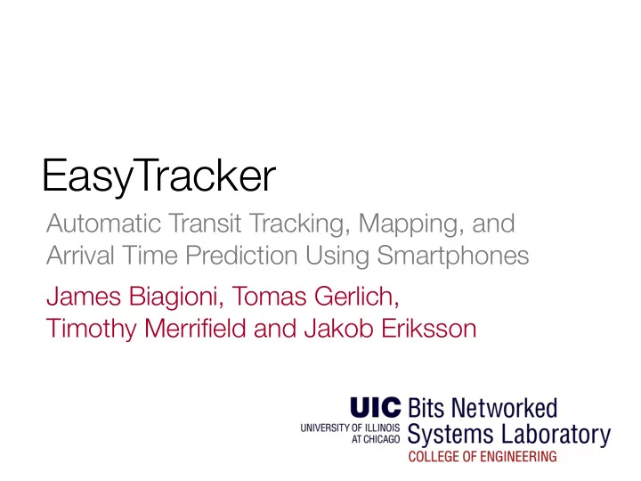 easytracker