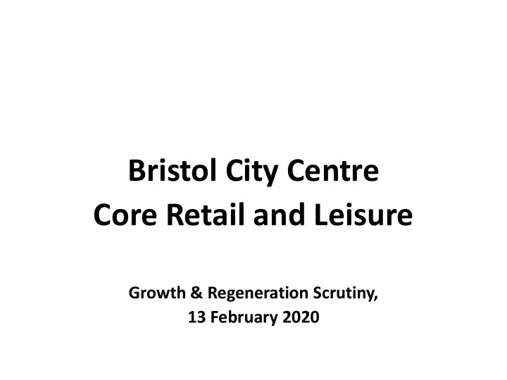 bristol city centre