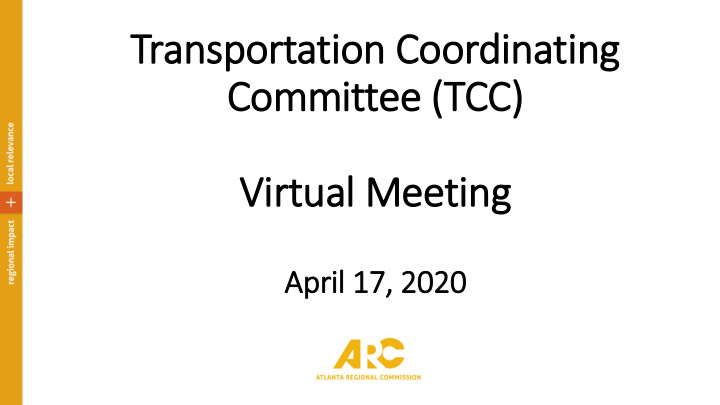 transportation coordinating committee tcc vir irtual
