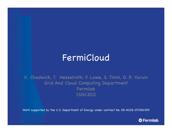 fermicloud