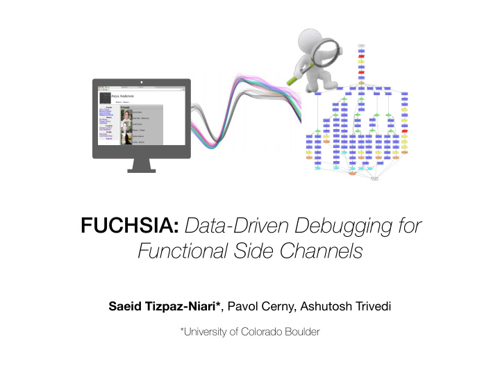 fuchsia data driven debugging for functional side channels