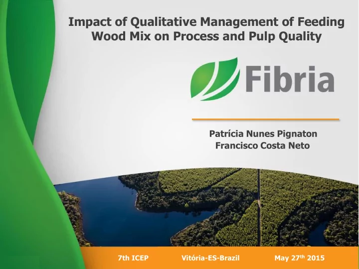 impact of qualitative management of feeding