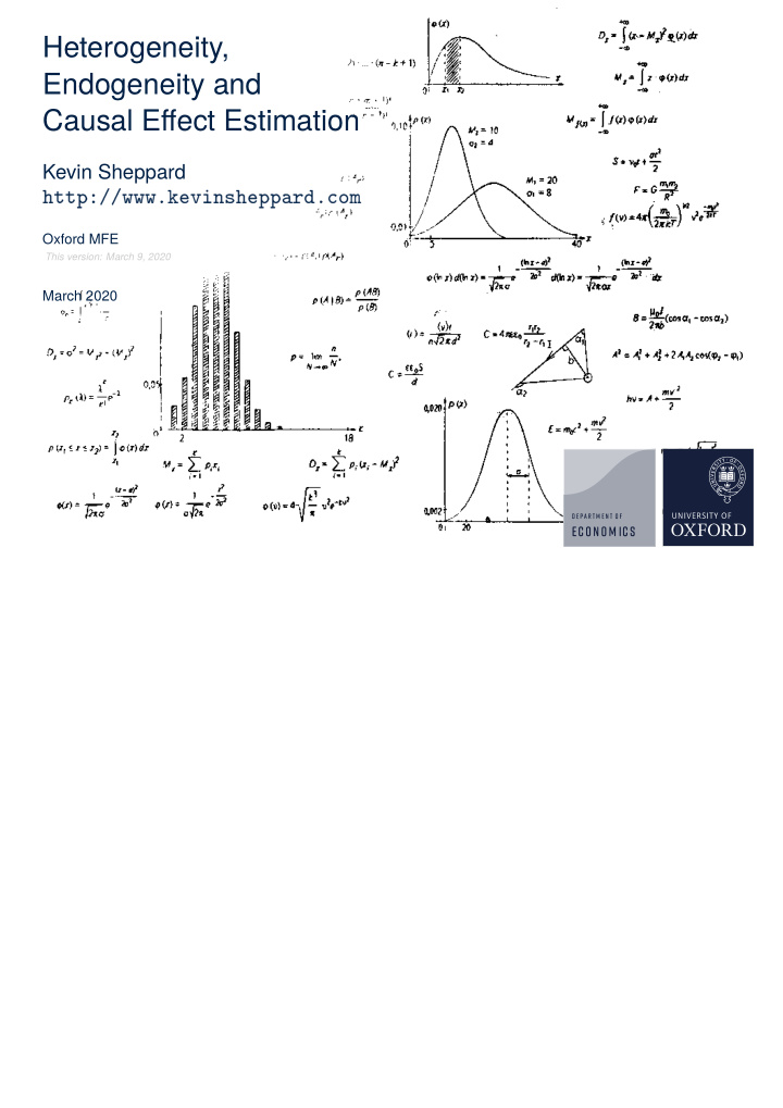 heterogeneity endogeneity and causal effect estimation