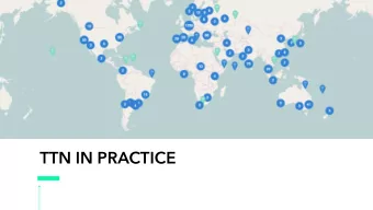 TTN IN PRACTICE  TTN: APP AND GATEWAY  TTN: GATEWAY  TTN: GATEWAY  TTN: GATEWAY  SINGLE CHANNEL