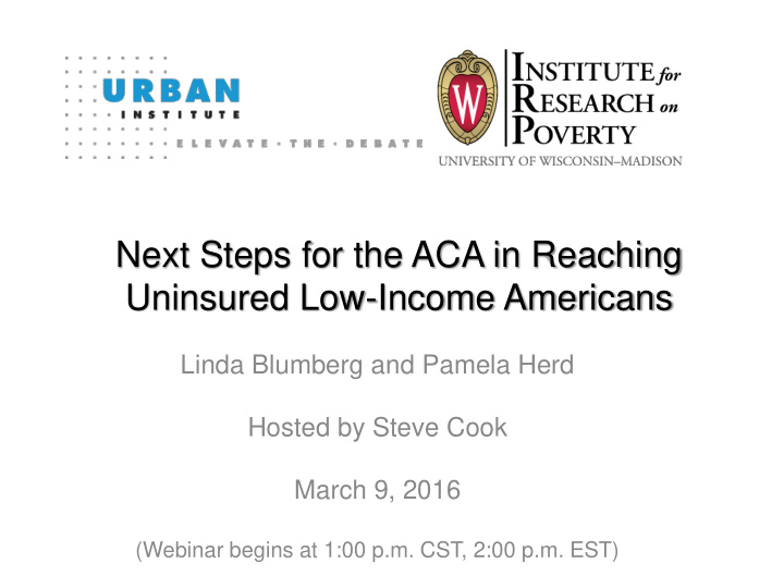 next steps for the aca in reaching