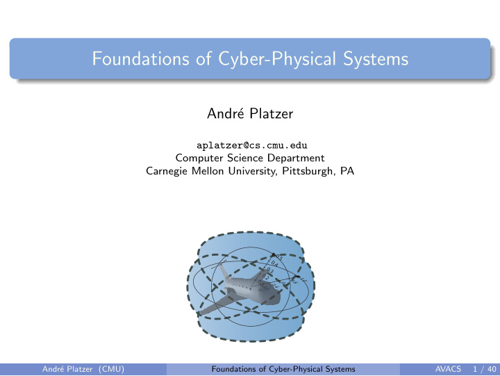 foundations of cyber physical systems