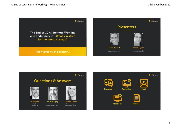 presenters