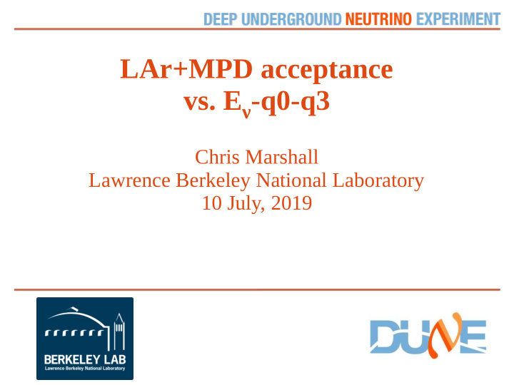 lar mpd acceptance vs e q0 q3