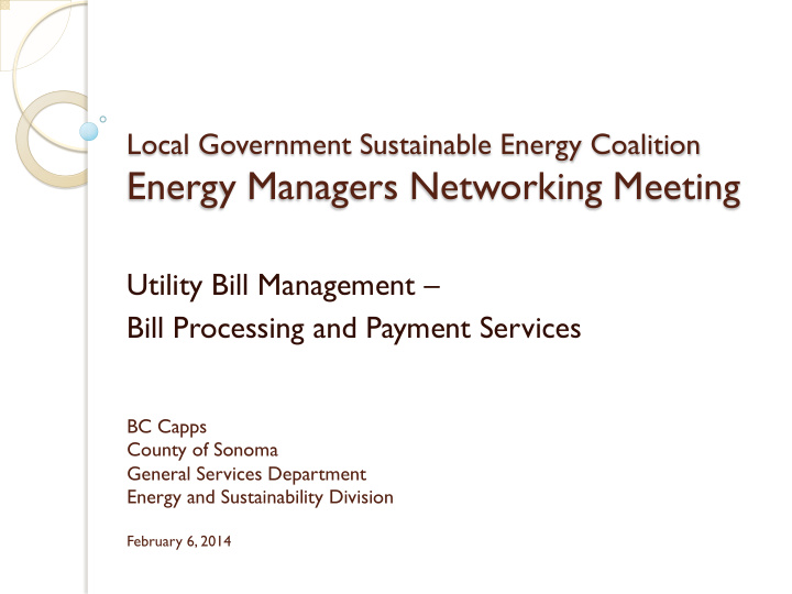 local government sustainable energy coalition