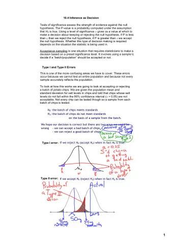 1  Ex. 1 The mean salt content of a certain type of potato chips is  supposed to be 2.0mg. The salt