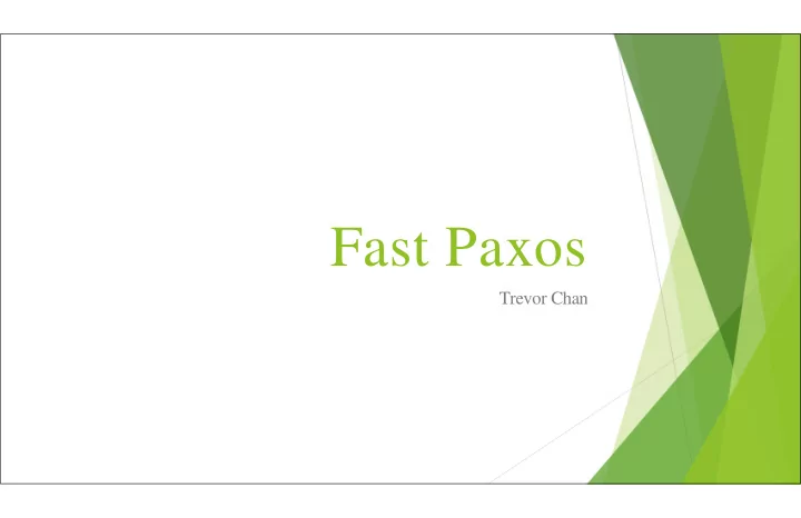 fast paxos