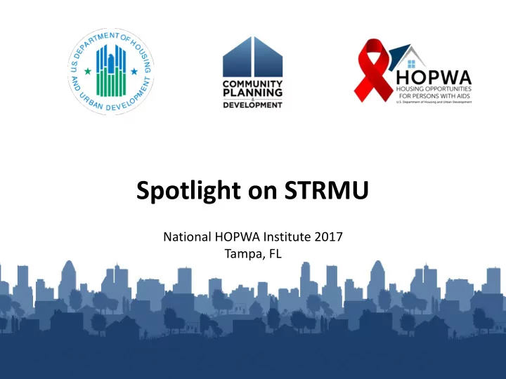 spotlight on strmu