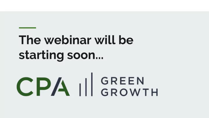 the webinar will be starting soon taxes and the 280e what