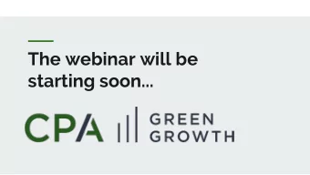 The webinar will be  starting soon...  Taxes and the 280E: What  are your responsibilities?  Derek